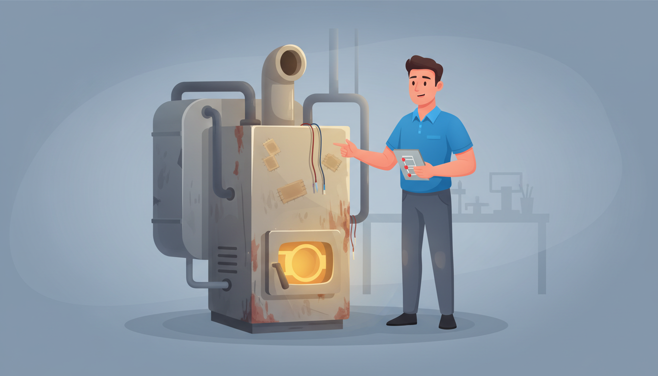 Why Older Furnaces Develop Repeated Repair Problems header image