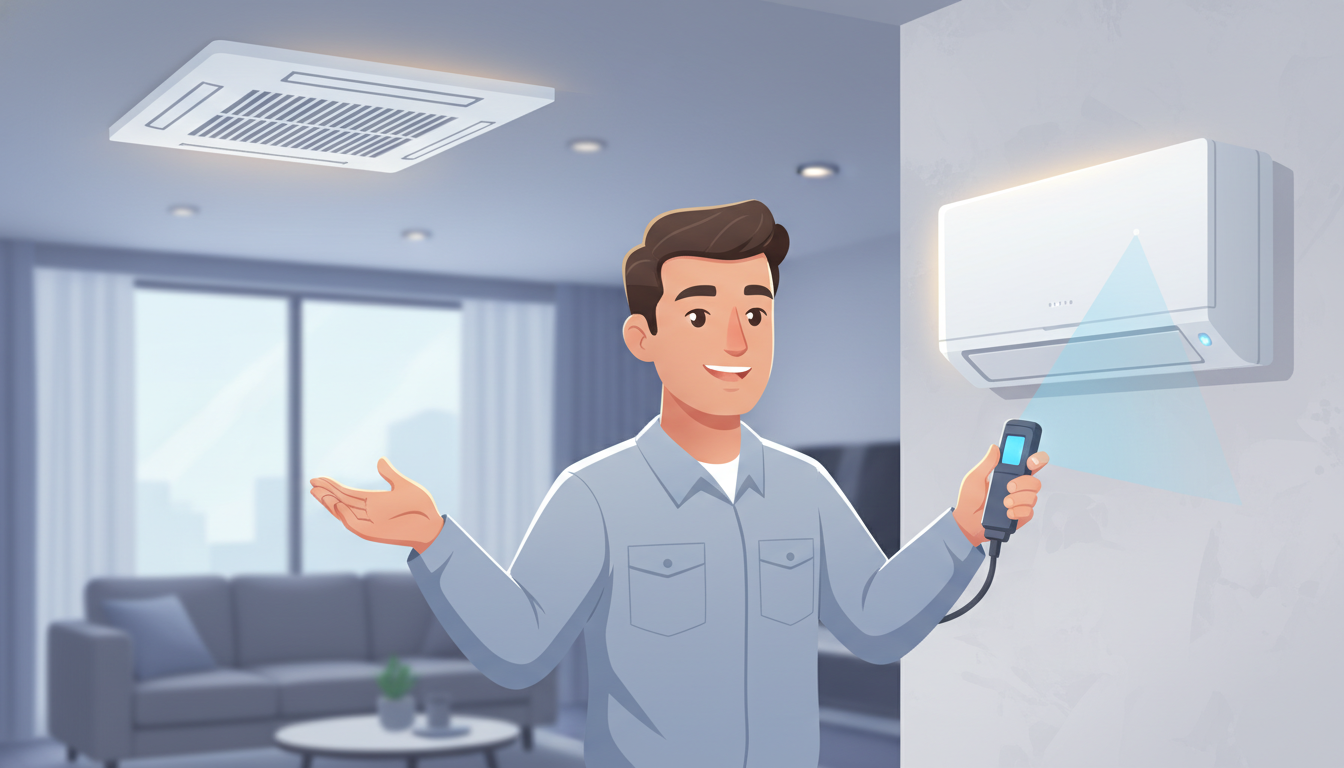 Why Ceiling Cassette and Wall-Mount Mini-Splits Fail Differently: A Complete Guide header image