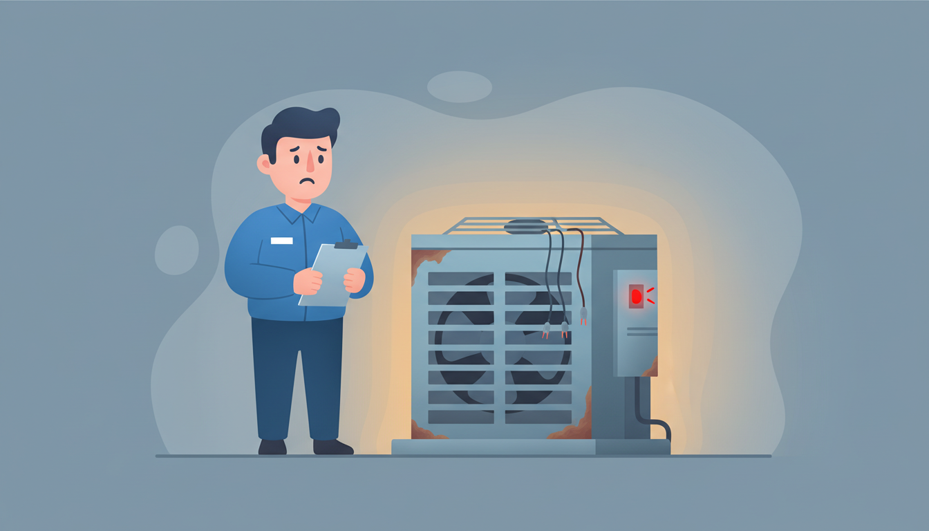 When a Mechanical HVAC Failure Means Replacement Is Near header image