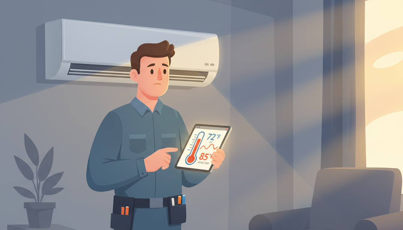 Why Is My AC Cooling but Not Reaching the Thermostat Setting? header image