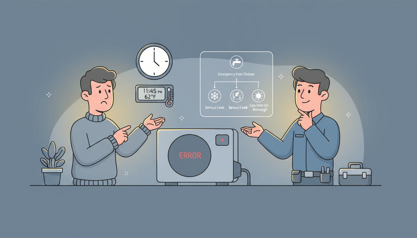 What HVAC Problems Can Wait Until Morning? Your Emergency Decision Guide header image