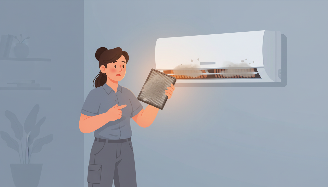 How Dirty Filters and Coils Affect Mini-Split Performance header image