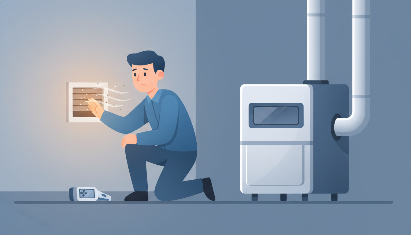 What Causes Weak Airflow From Heating Vents? header image