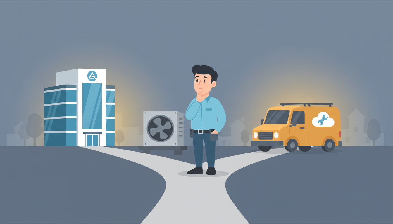 Should You Choose a Big HVAC Company or a Local Contractor? header image
