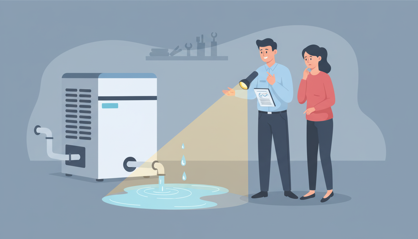 What Causes Water Around a Furnace or Air Handler? header image