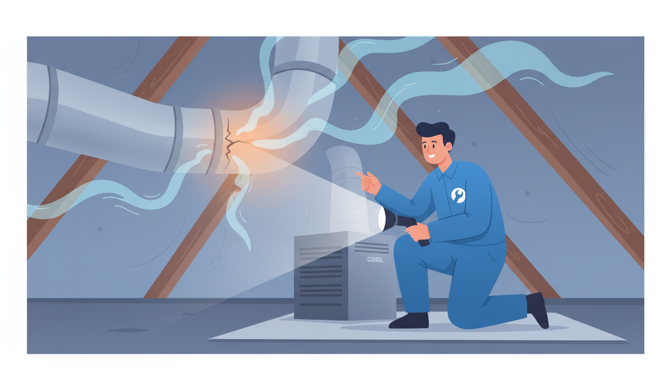 How Leaky Ducts Affect Your Home's Humidity, Comfort, and Cooling header image