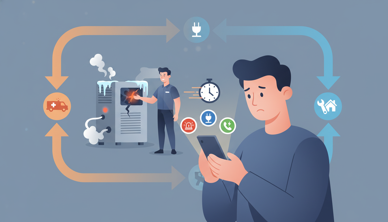 When to Call 911, the Utility Company, or an HVAC Contractor: Your Emergency Decision Guide header image