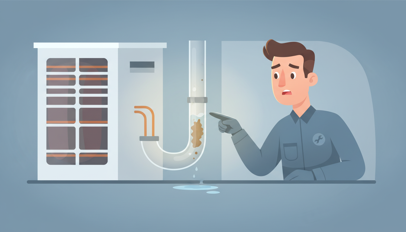 What Causes an AC Drain Line to Clog? (And How to Fix It) header image