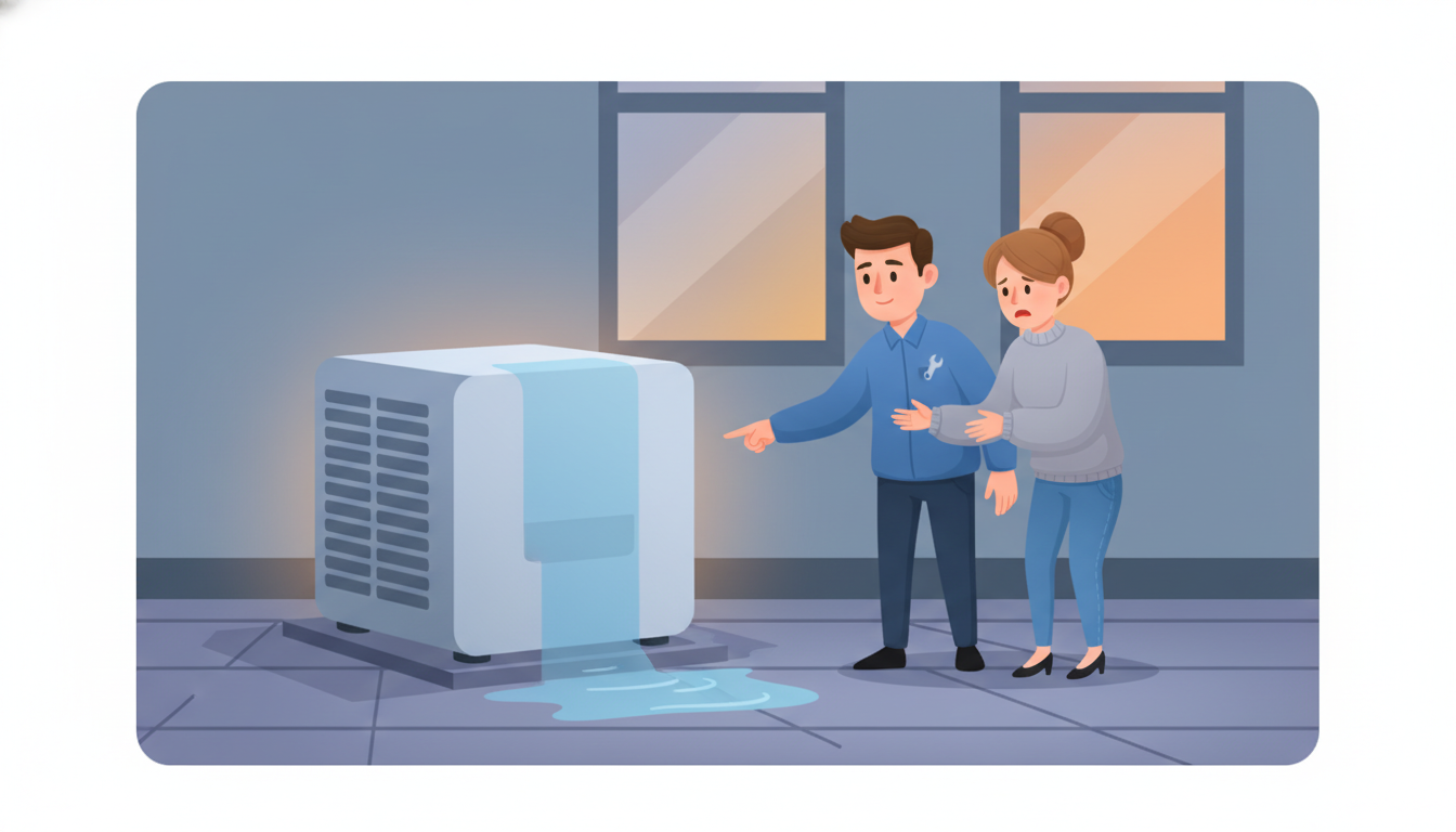 When Water Around Your HVAC Equipment Becomes an Emergency header image