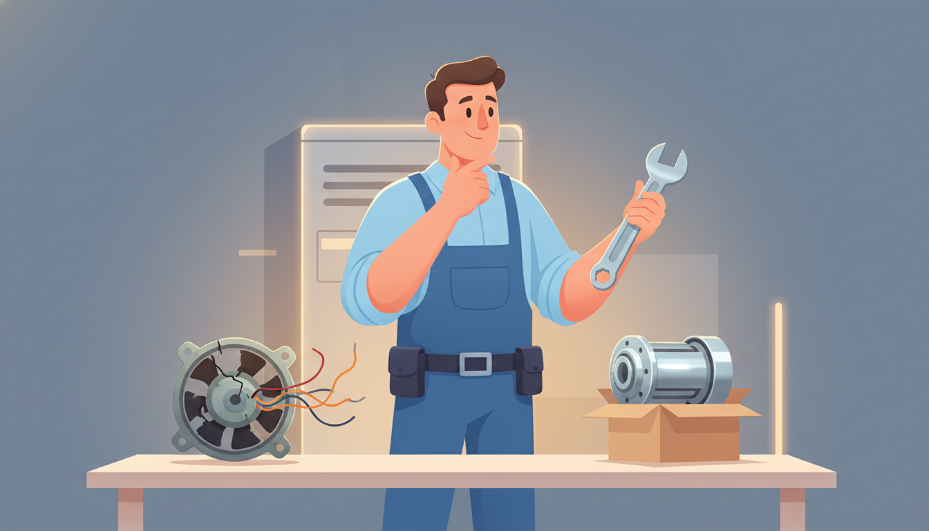 AC Fan Motor Repair vs Replacement: What to Know header image