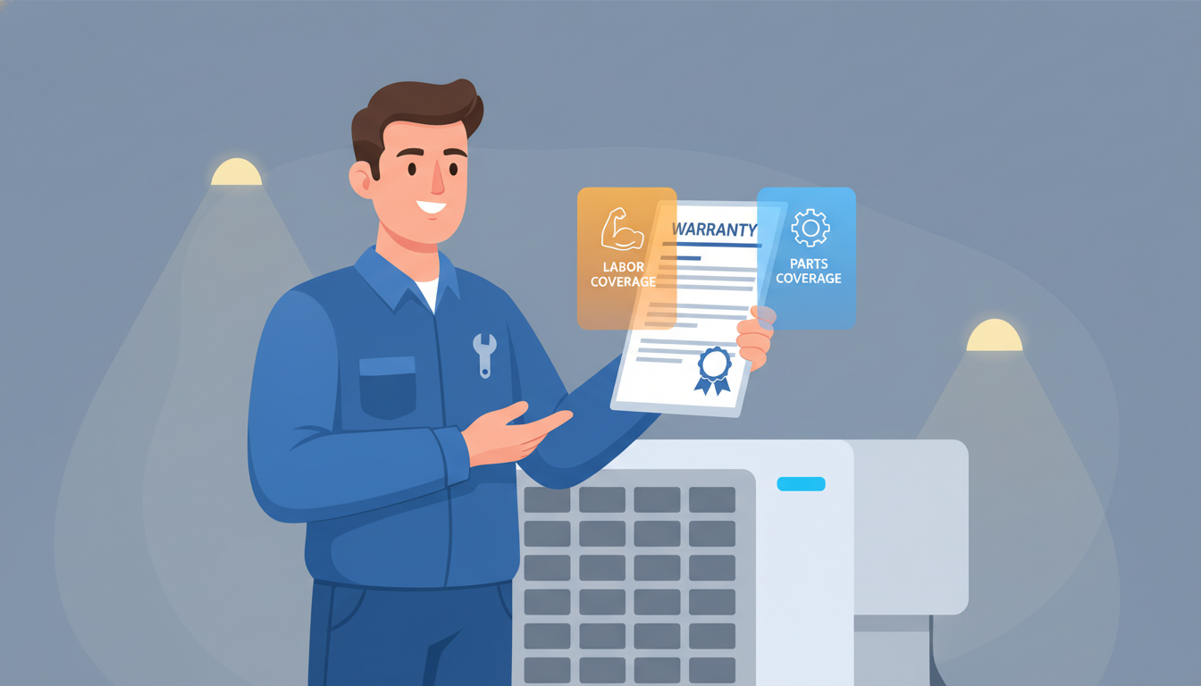 HVAC Labor Warranty vs Parts Warranty: What's the Difference? header image