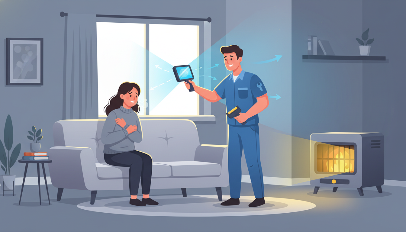 Why Is My Heater Working but the House Still Feels Drafty? header image