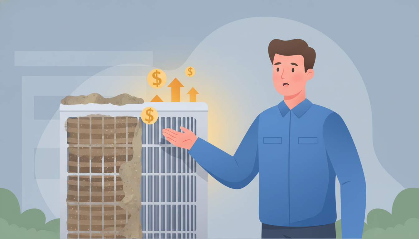 How Dirty Outdoor Coils Are Costing You Hundreds in AC Repairs header image