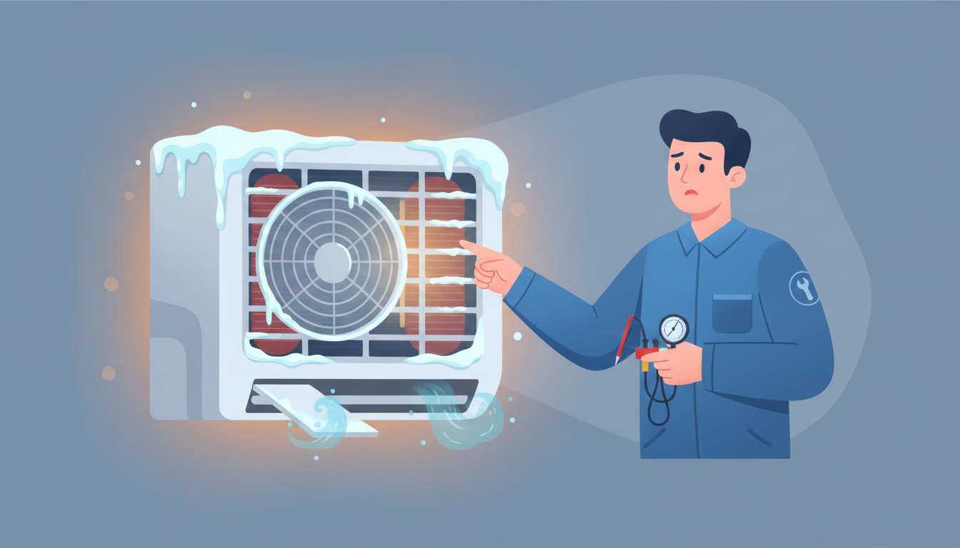 How Low Airflow Causes Your HVAC System to Freeze Up header image